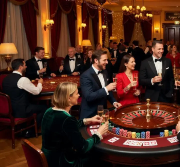 Profesjonalna atmosfera kasynowa podczas eventu w Polsce