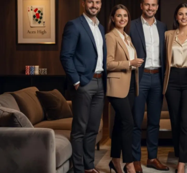 Zespół Book  REPO Dariusz Kwapień podczas prowadzenia eventu kasynowego